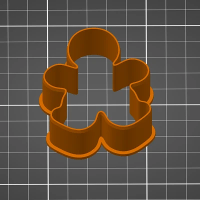 Khuôn cắt bánh gừng mini 2.5" / cao 63mm