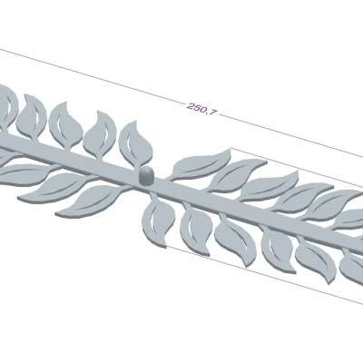 Vòng nguyệt quế Lorbeerkranz (in dễ, không support)