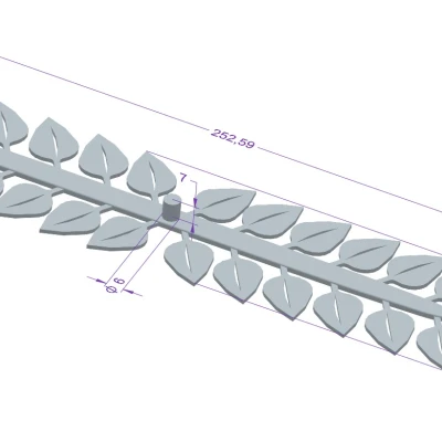 Vòng nguyệt quế Lorbeerkranz (in dễ, không support)