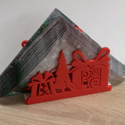 Chân Đế Đựng Giấy Ăn Noel - XMAS Napkin Holder