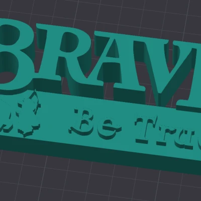 Biển Báo Dũng Cảm "Brave Sign"