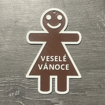 Móc treo hình bánh Gừng Noel