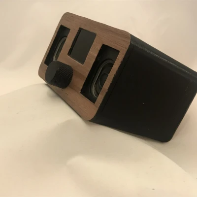 Vỏ ESP32 Webradio Có Núm Vặn Xoay