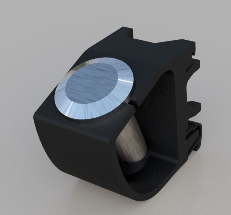 Giá Đỡ Nút Nhấn 19mm Gắn Ray DIN