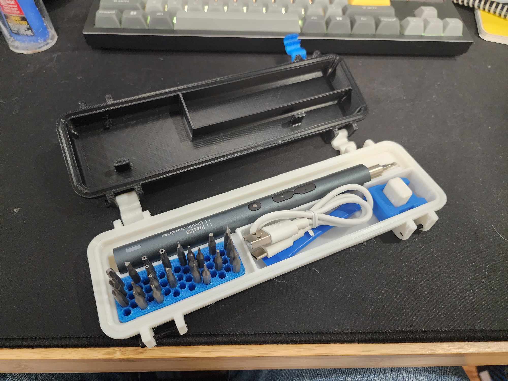 Hộp Vít Tời Chắc Chắn Có Lỗ Đựng Mũi Vít Bằng TPU