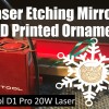 Giá Đỡ Gương Khắc Laser Hình Bông Tuyết - Thumbnail 2