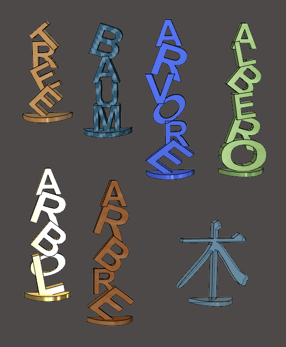 Cây Mùa Đông Bằng Các Ngôn Ngữ Khác Nhau