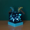 Đèn Minecraft hình quặng kim cương - Thumbnail 2