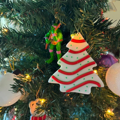 Móc Khóa Cây Thông Noel Little Debbie - In Đa Sắc, 45 Phút!