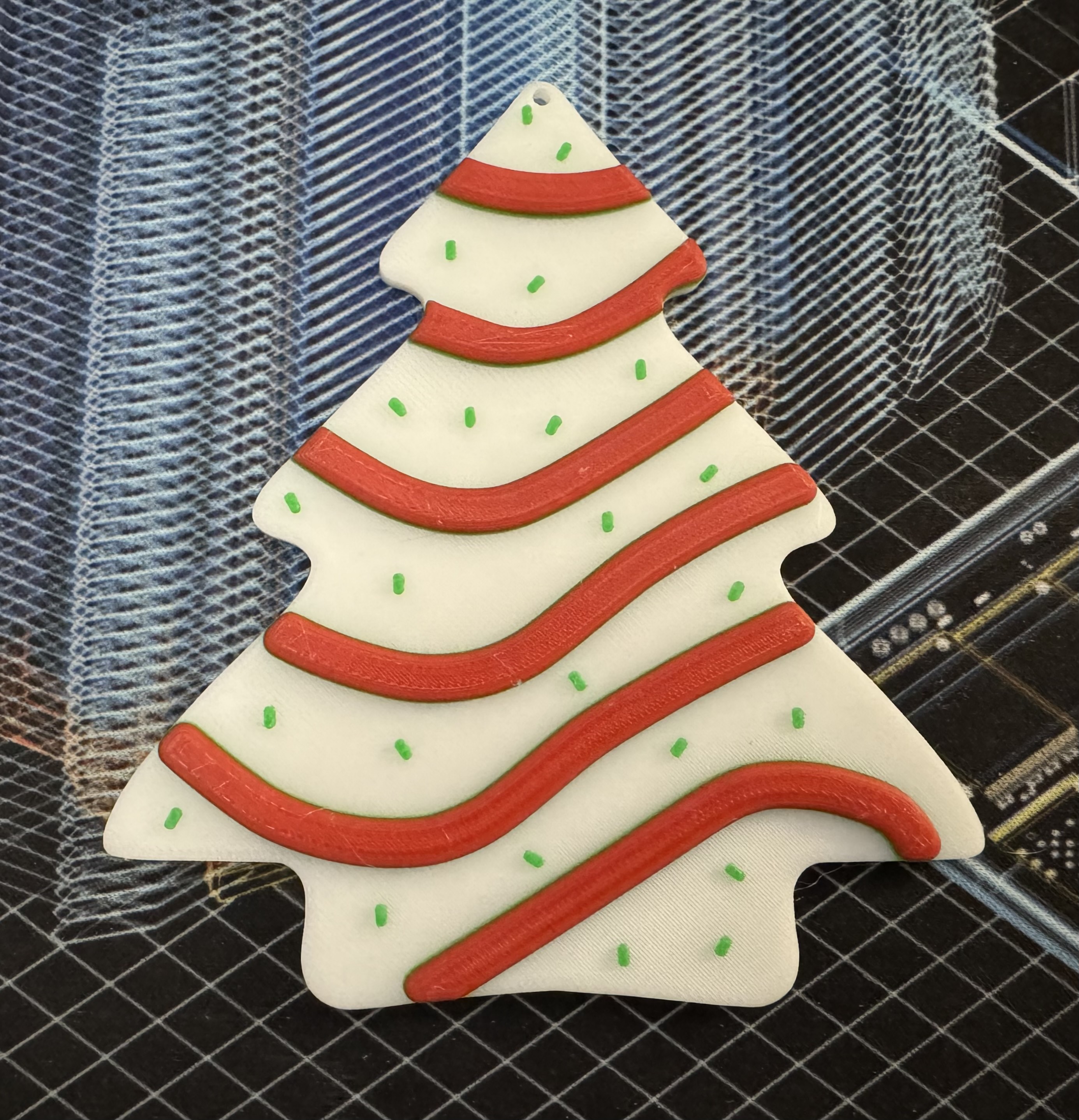 Móc Khóa Cây Thông Noel Little Debbie - In Đa Sắc, 45 Phút!