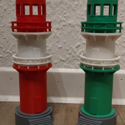 Mô Hình Ngọn Hải Đăng Warnemuende Rostock