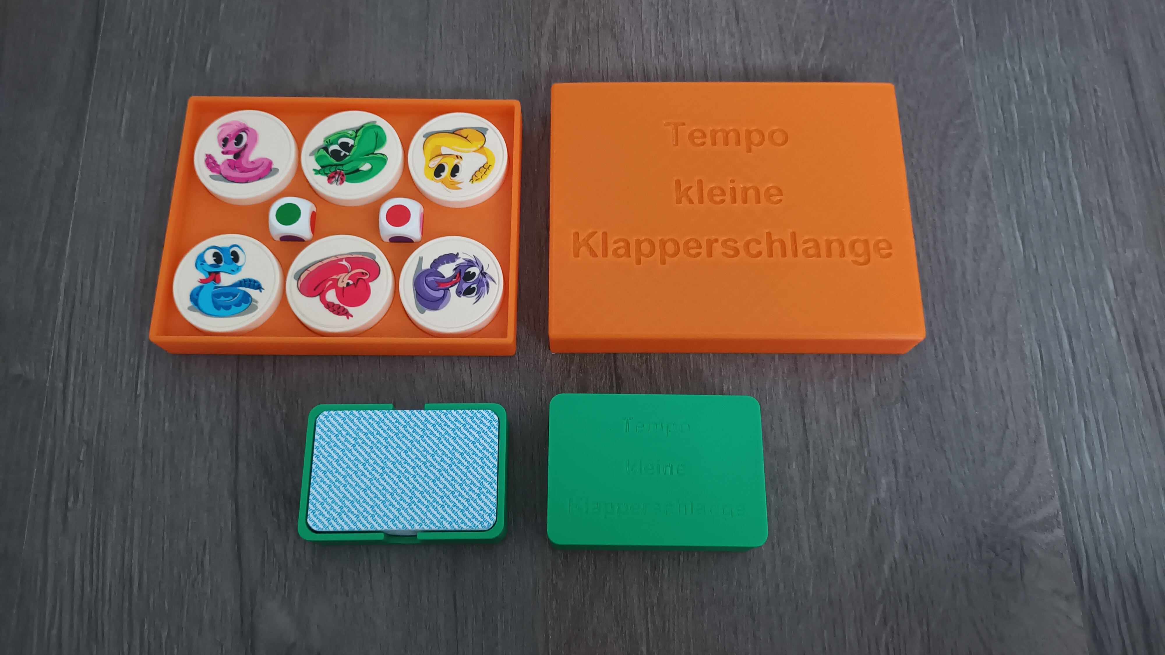 Hộp Đựng Bài và Hộp Mini Tempo kleine Klapperschlange
