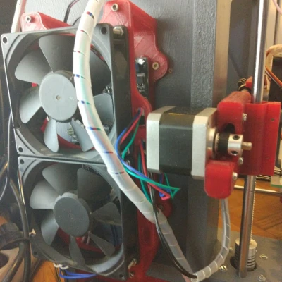 Vỏ case quạt/hộp đèn cho MKS Gen 1.4 (File mở)