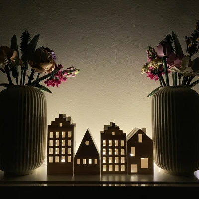 Làng Trà Giáng Sinh Tối Giản