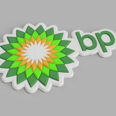 Logo BP (Beyond Petroleum) (2000) - In 3D Đẹp Mắt