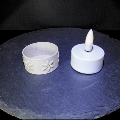 Vỏ đèn trà LED hình bông tuyết