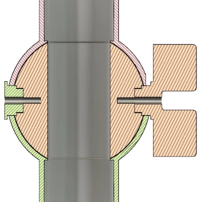 Van bi thu bụi - 40mm
