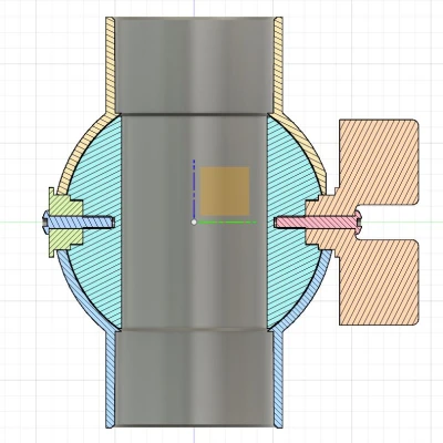 Van bi thu bụi - 50mm