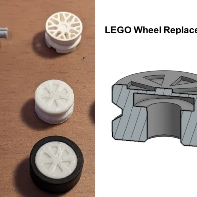 Bánh Xe Thay Thế LEGO 93595