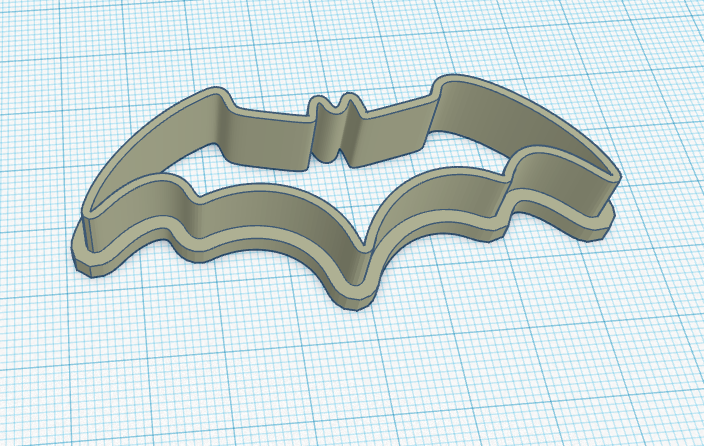 Khuôn Cắt Bánh Hình Dơi (02cm - 10cm)