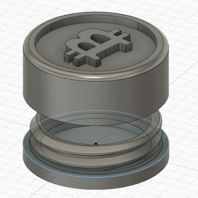 Hộp Quà Bitcoin In 3D Độc Đáo