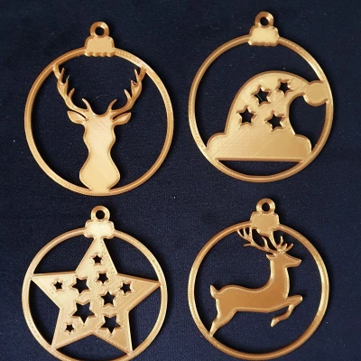 Tải xuống Mẫu 3D Đồ trang trí Giáng sinh Miễn phí | In 3D Mùa Lễ Hội