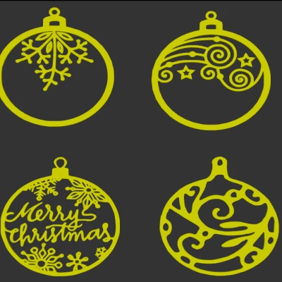 Đồ trang trí Giáng sinh hình quả cầu