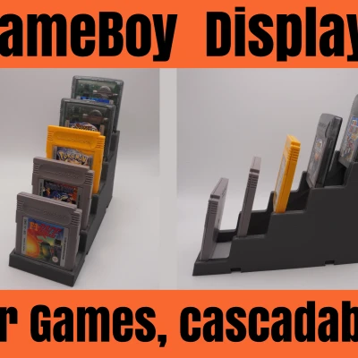 Đế Trưng Bày Game Gameboy - Chứa 5 Game