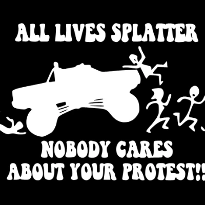 Tem "All lives splatter" hài hước