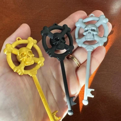 Chìa Khóa Bộ Xương Hình Đầu Lâu Và Xương Chéo Cho Hầm Ngục Hoặc Kho Báu Cướp Biển