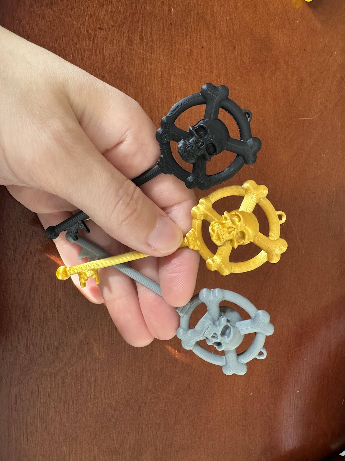 Chìa Khóa Bộ Xương Hình Đầu Lâu Và Xương Chéo Cho Hầm Ngục Hoặc Kho Báu Cướp Biển