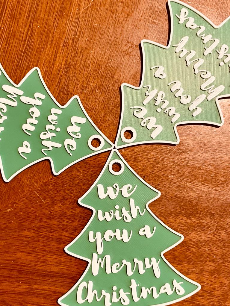 Cây Thông Noel Đa Sắc Vui Vẻ (Dài 10 cm)