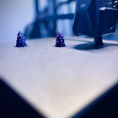 Móc khóa cây thông Noel đơn giản