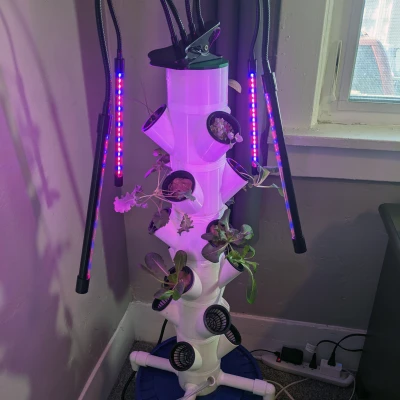 Tháp Thủy Canh Module Nâng Cấp - Gọn Hơn & Ổn Định Hơn