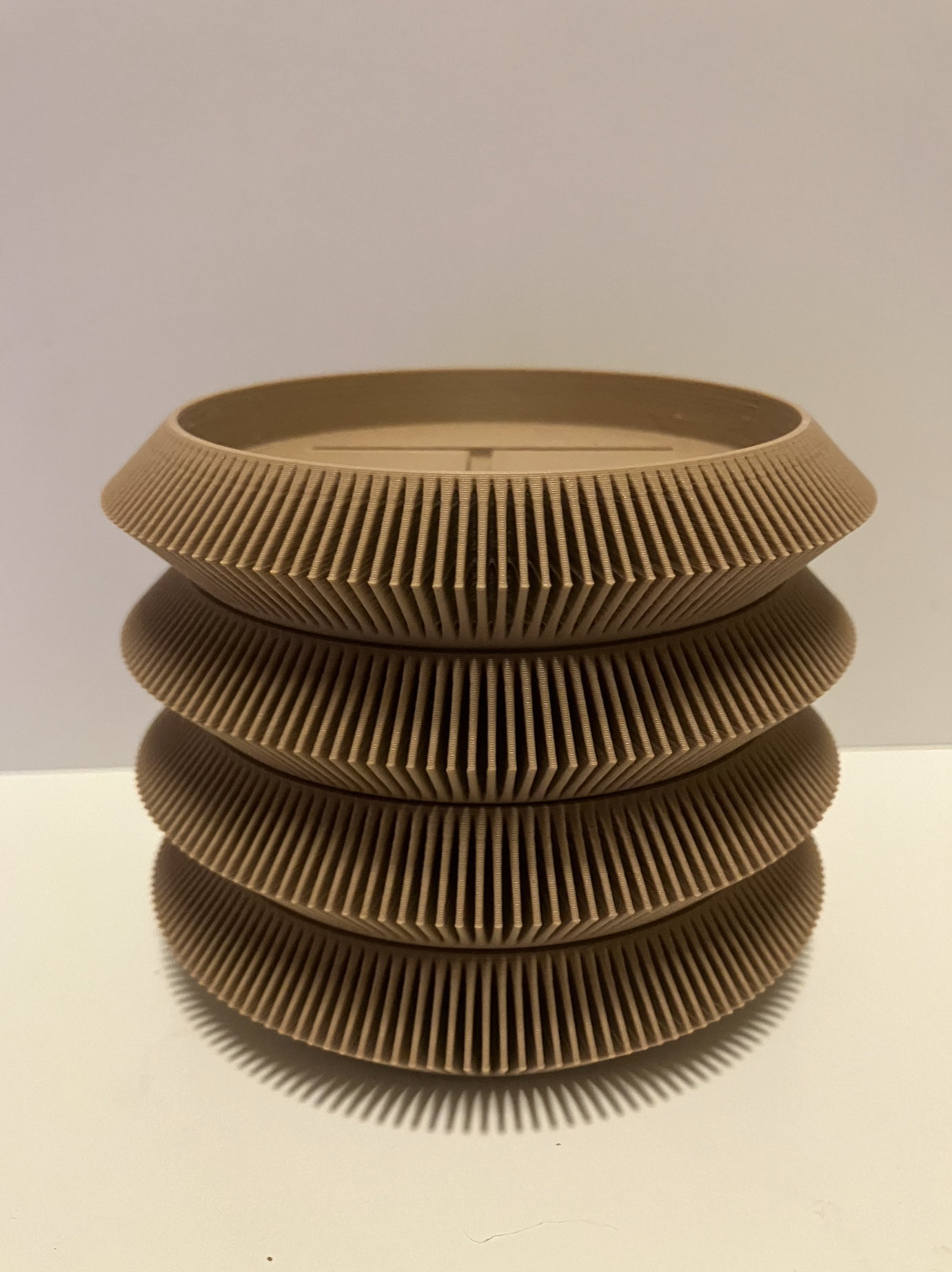 Bộ Đế Lót Ly Khắc Tên Hiện Đại Xếp Chồng