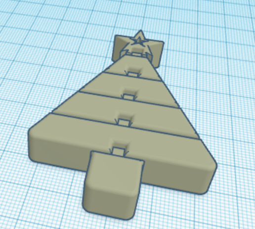 Cây Thông Noel Xoay Dẻo - Dễ In