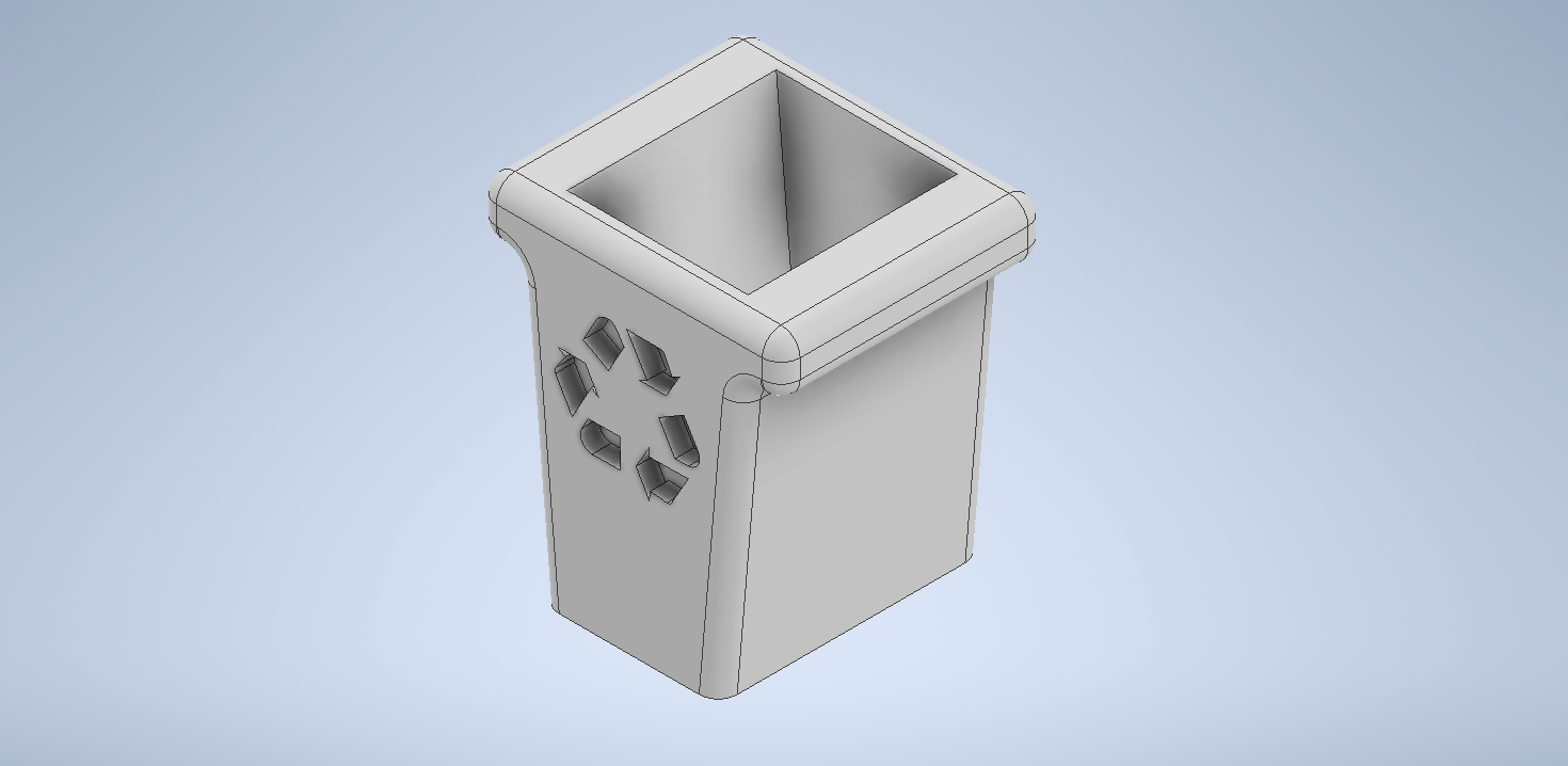 Thùng Rác Tái Chế Nhỏ