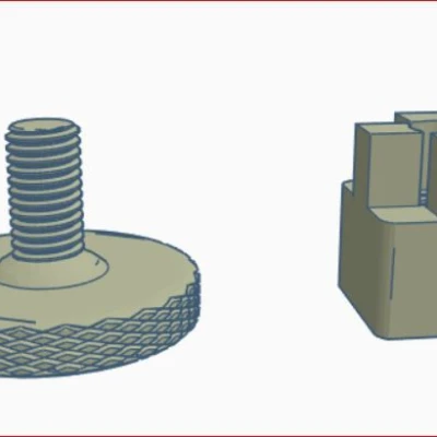 Chân đế điều chỉnh M8 cho Nhôm định hình 2020 / 3030