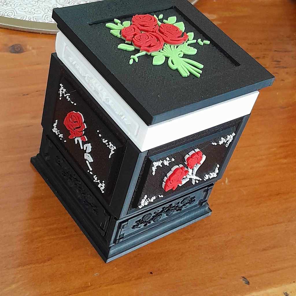 Hộp Hoa Hồng Khóa Bí Mật