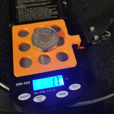 Cân chỉnh kim Tonearm bằng micro scale BW 500