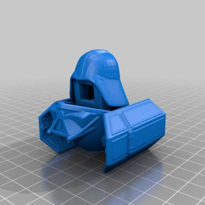 Thuyền Benchy Kiểu Máy Bay Tiêm Kích Của Chúa Tể Vader