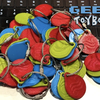 Móc khóa đồng xu NFC NTAG215 25mm/1"