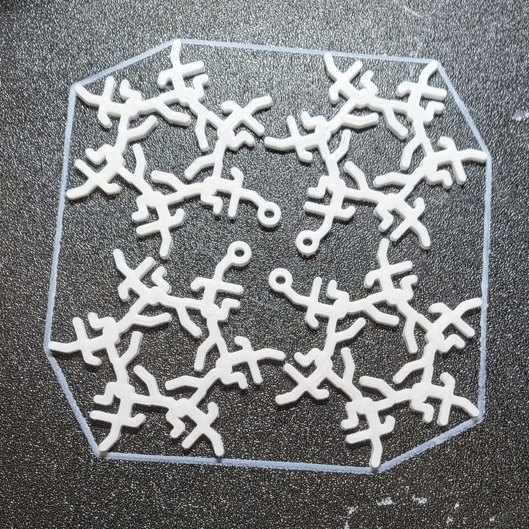 Đồ Trang Trí Bông Tuyết Bản Đồ Xe Buýt Portland, OR