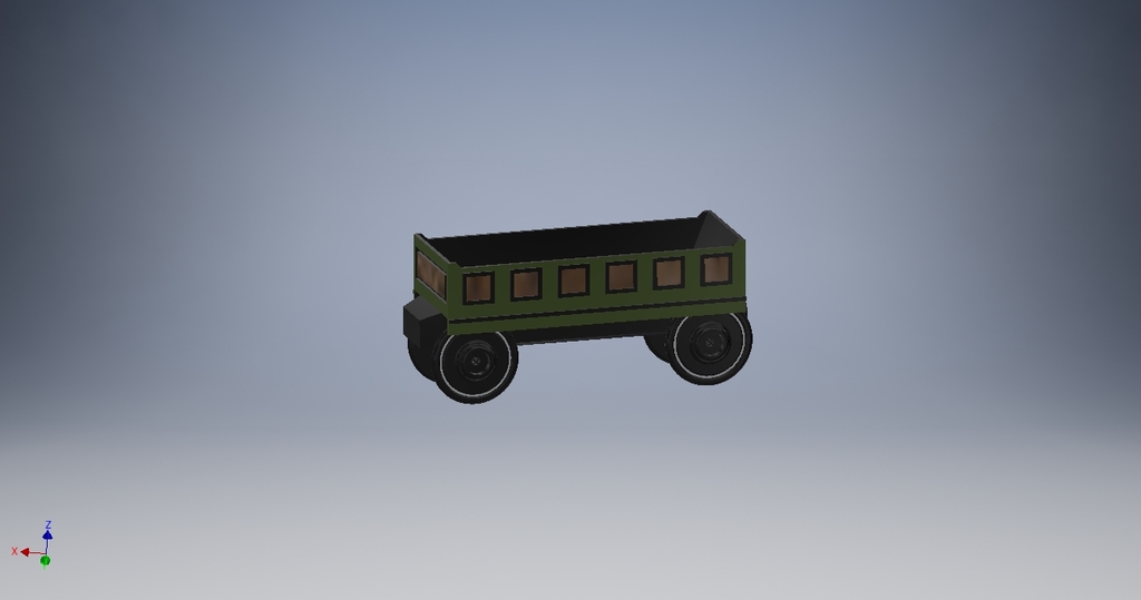 Vagon Hàng Bằng Gỗ Cho Đường Ray Xe Lửa