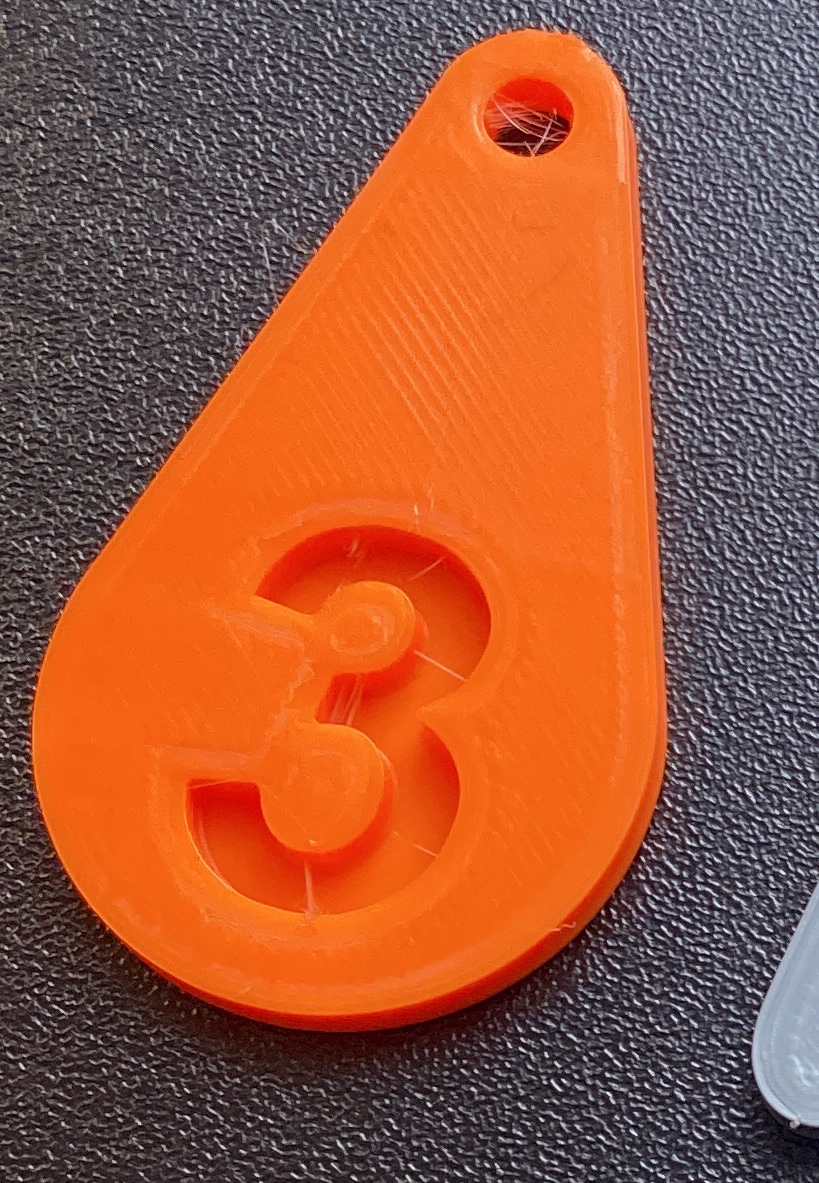 Móc Chìa Khóa Đánh Số Từ 0-15