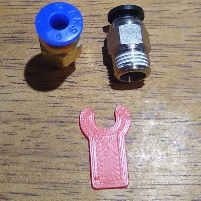 Kẹp giữ đầu nối ống Bowden - Phiên bản chỉnh sửa