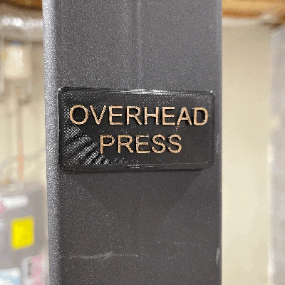 Nhãn Nam Châm Cho Power Rack Dùng Nam Châm 6x2mm