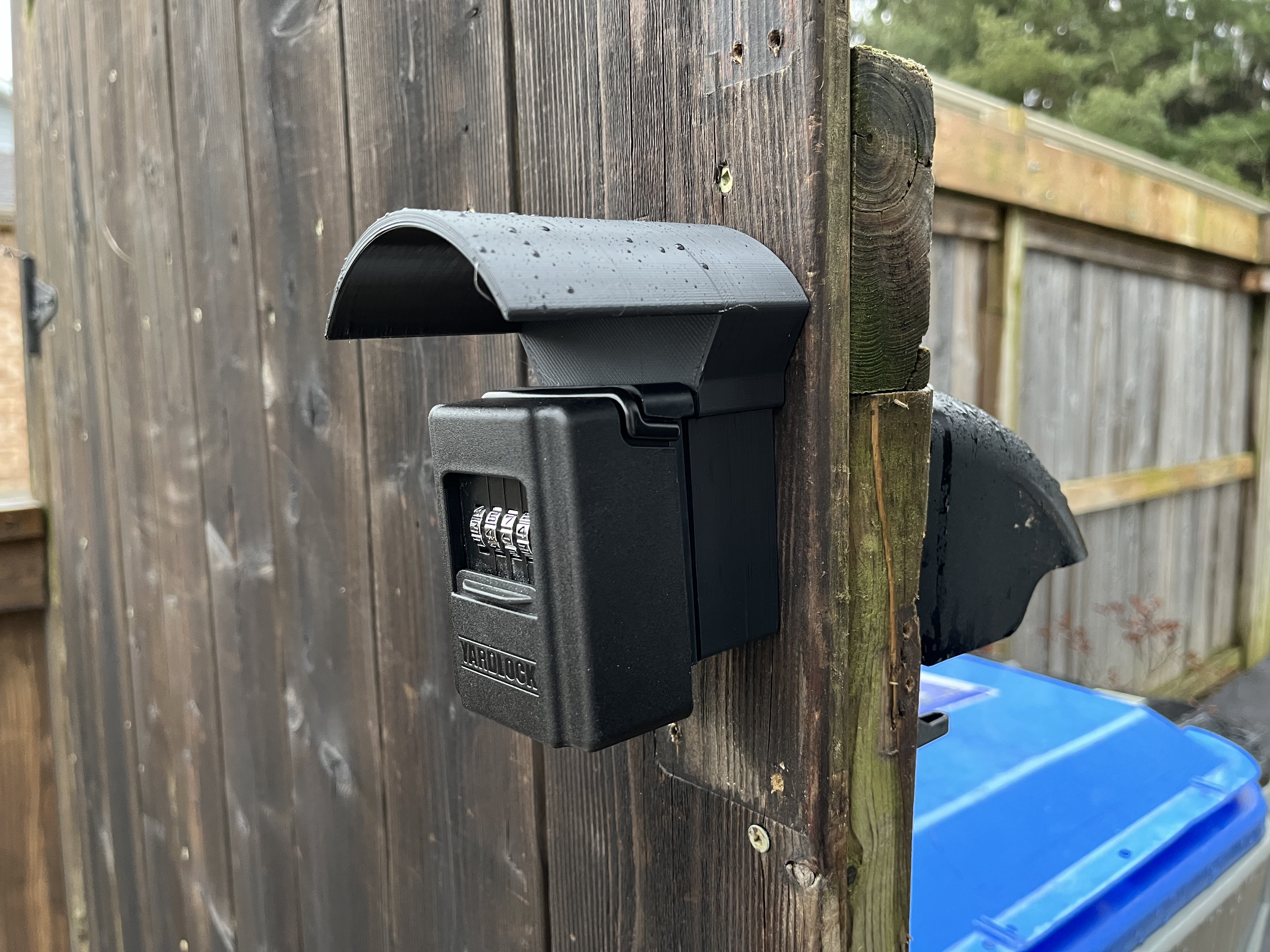 Miếng đệm + Vỏ che cho Ổ khóa cổng không chìa YARDLOCK