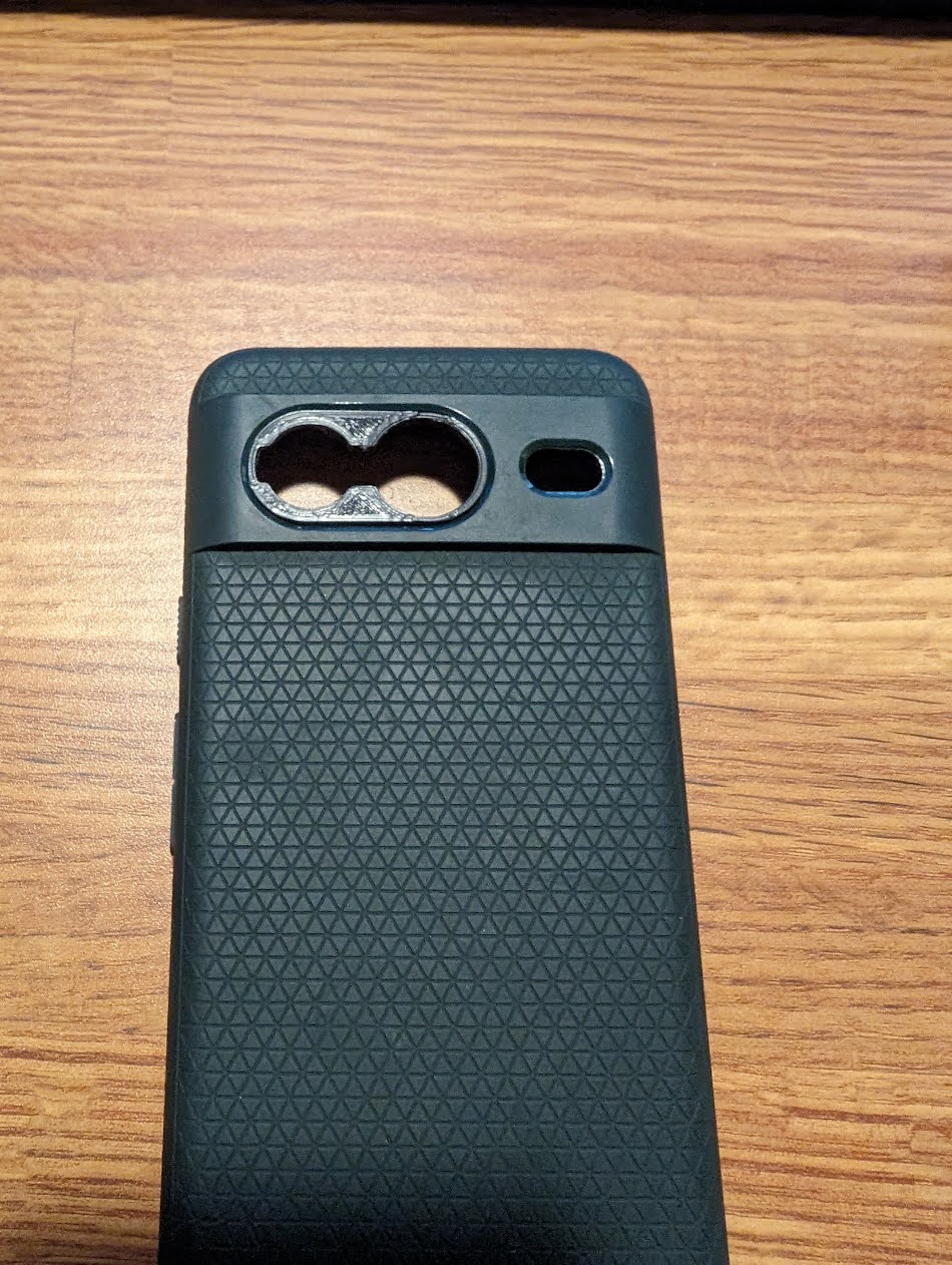 Giá Gắn Ống Kính Moment T-Series cho Pixel 8 (Ốp Lưng Spigen Liquid Air)