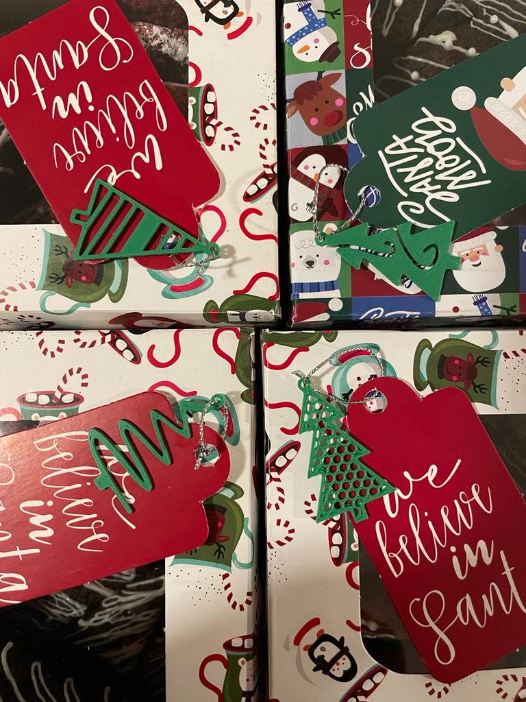 Tuyển Tập Mini Cây Thông Noel Treo (12 mẫu dễ in)